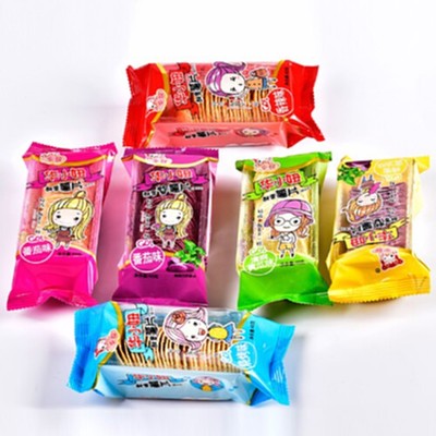 華妞薯片紫薯薯片膨化辦公室休閑特色小吃零食品40g多口味可選